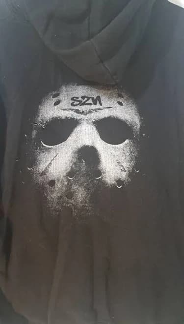 "szn" Friday The 13th Jason Voorhees Mask Hockey Men Xl Hoodie Black