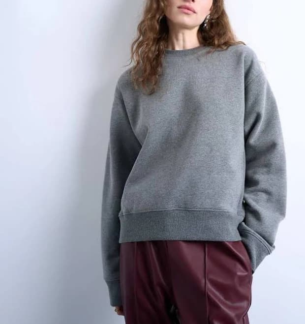 Topshop Ultimate Oversize Cotton Blend Sweatshirt