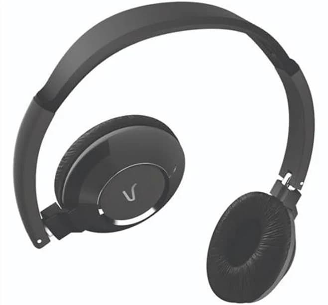 Slick Foldable Headphones - Black