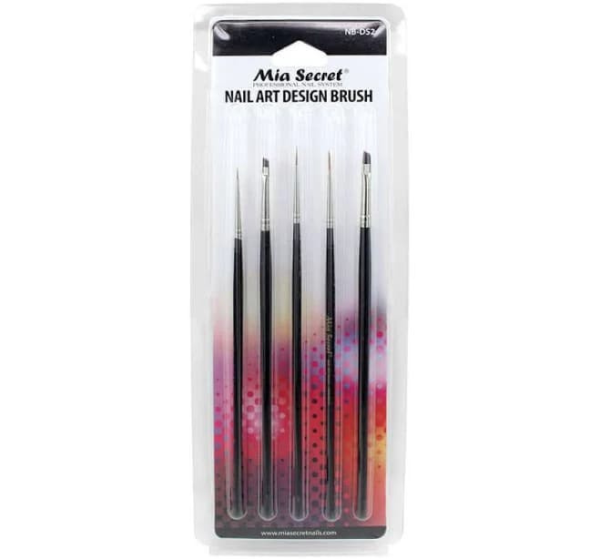 MIA Secrets Nail Art Design Brush Set NB-DS2