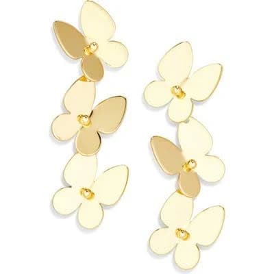 Eye Candy Los Angeles Belinda Butterfly Drop Earrings