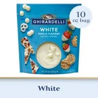 Ghirardelli White Vanilla Flavored Melting Wafers 10 Oz Bag