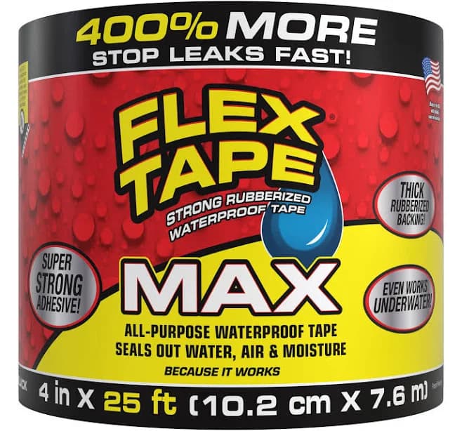 Flex Tape Max Waterproof Repair Tape 25 ft