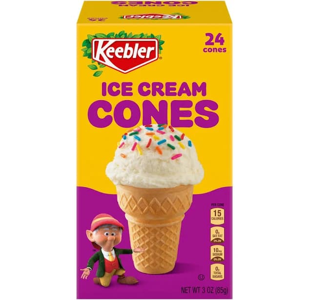 Keebler Ice Cream Cones