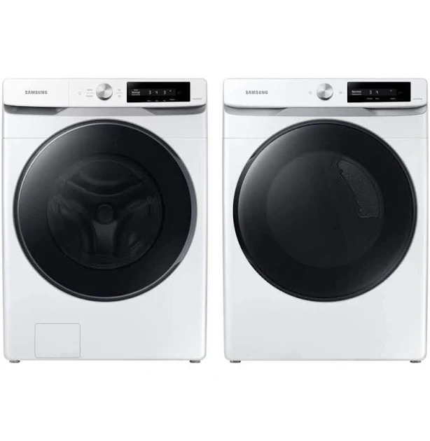 Samsung 4.5 cu. ft. High-Efficiency Washer and 7.5 cu. ft. Dryer with Super Speed Dry Set