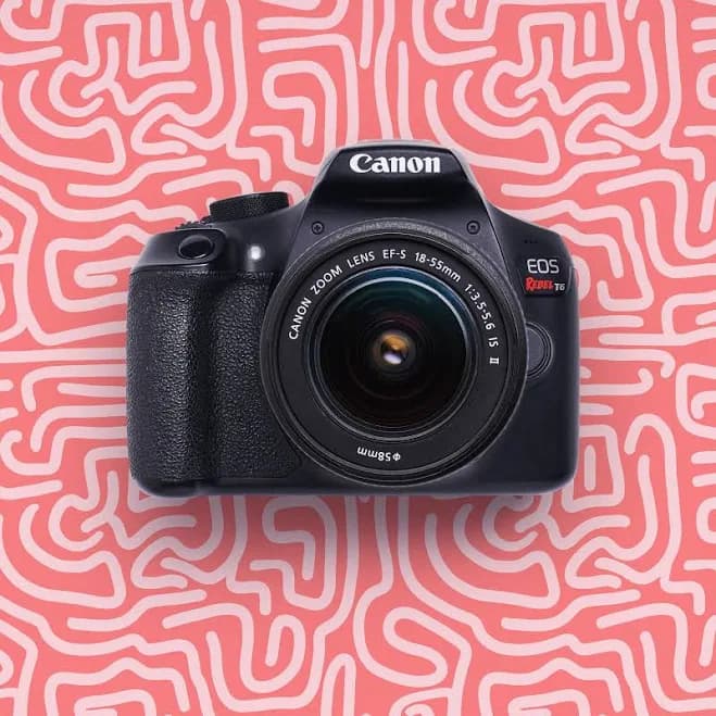 Canon EOS Rebel T6 DSLR Camera with 18-55mm Lens