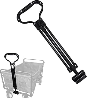 Wagon Replacement Pull Handle Spare,Stroller Wagon Pull Handle，Suitable for Outdoor Camping Trolley Handle Accessories（Not Including Wagon）