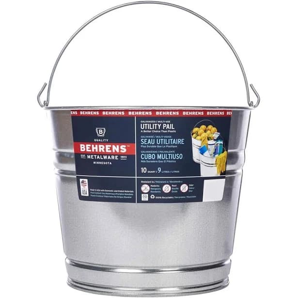 Behrens 10 Galvanized Pail
