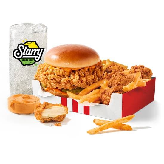 Spicy Chicken Sandwich Nuggets Big Box Meal