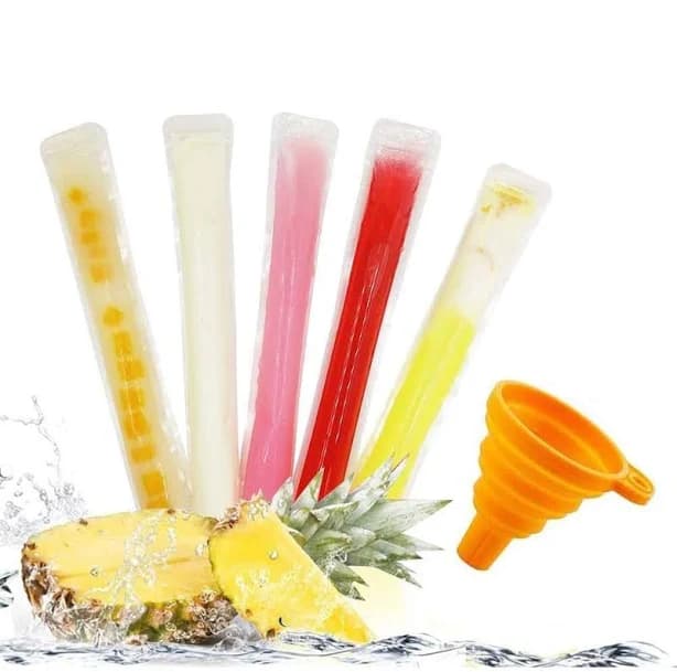 FEBSNOW 160 Disposable Ice Popsicle Mold Bags