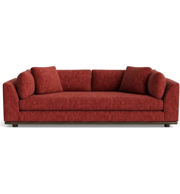 Miller Sofa Crave in Pantone 17-1608 Heather Rose Pink Modern
