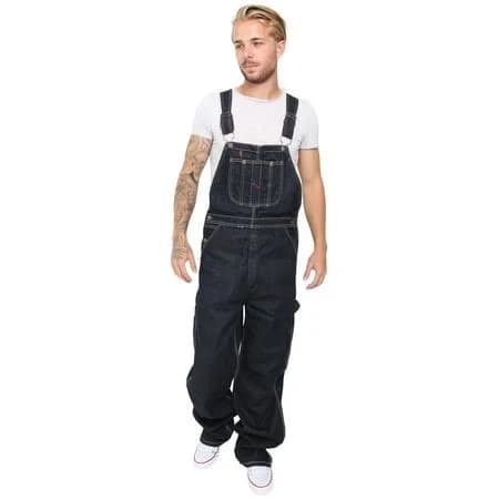 Men's Heavy Duty Denim Bib and Brace Overalls