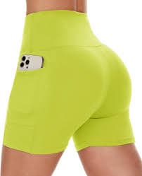CAMPSNAIL Biker Shorts Women with Pockets - 3"/5"/8" High Waisted Workout Spandex Tummy Control Gym Running Yoga Shorts, Dark Grey, XS: Buy Online at Best Price in UAE - Amazon.ae