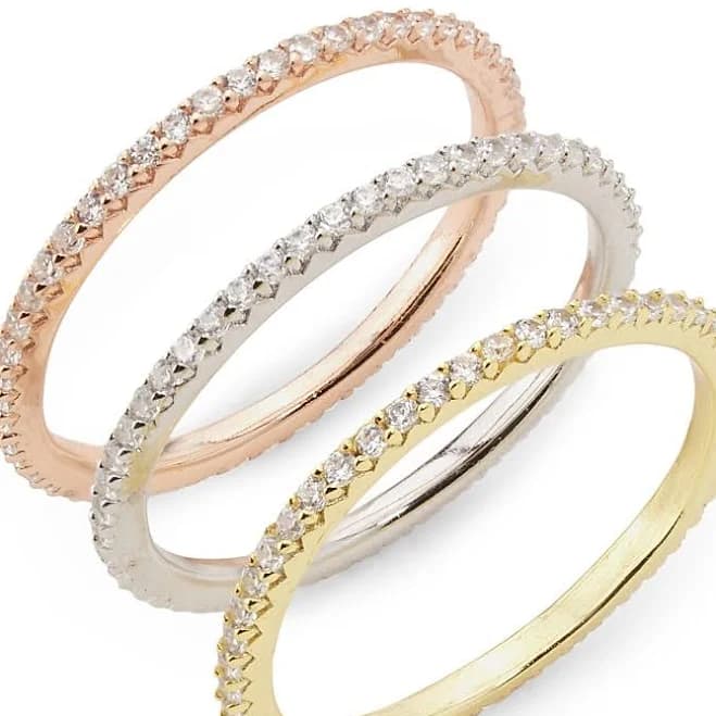 Shashi Trinity Ring Set