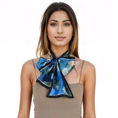 Women's 100% Silk Long Headscarf