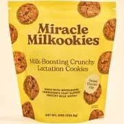 Miracle Milkookies Crunchy Oatmeal Chocolate Chip Lactation Cookies