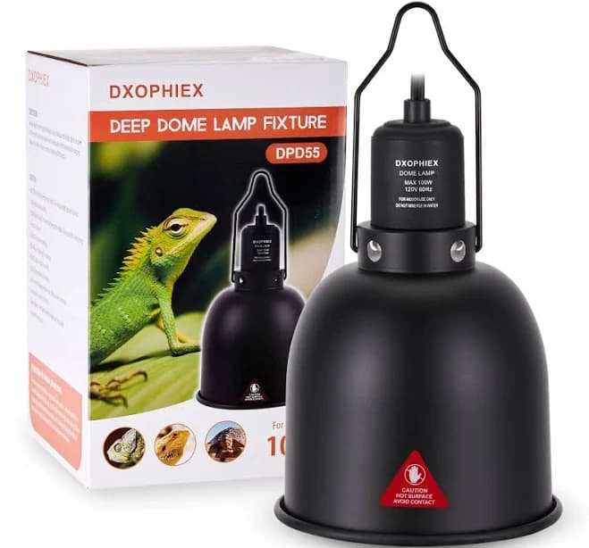 Dxophiex 5.5inch Deep Dome Reptile Heat Lamp