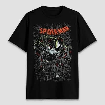 Marvel Men's Spider-Man Dark Graphic T-Shirt