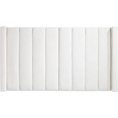55 Downing Street Trent Channel Tufted Fabric Queen Hanging Headboard