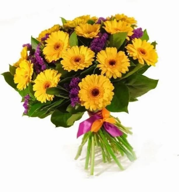 Yellow gerbera bouquet