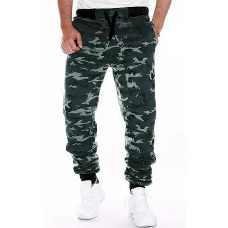 Men's Camouflage Print Loose Cargo Pants