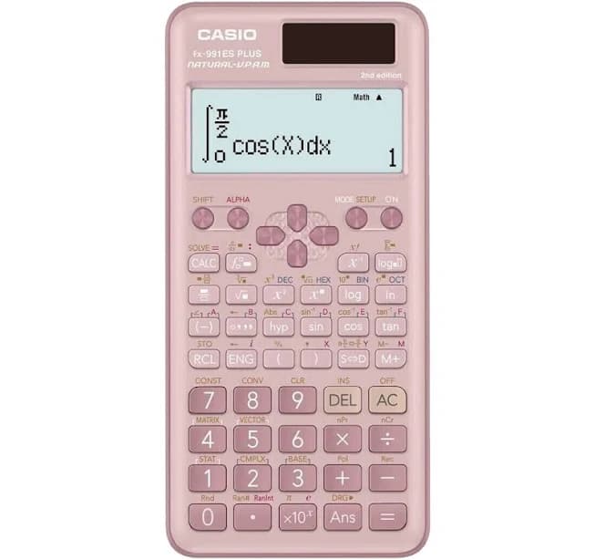 Casio Natural Vpam Scentific Calculator (fx-991es-plus) Pink Color-hot