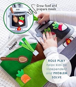 Amazon.com: Curious Columbus Quiet Book Fabric Busy Book for Toddlers 3-5 - Airplane Toddler Travel Toys for Kids - Montessori Toy Preschool Activity Books - Fun and Educational for Toddlers : Toys & Games