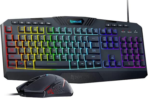Redragon S101-4 Gaming Keyboard and Mouse Combo Set