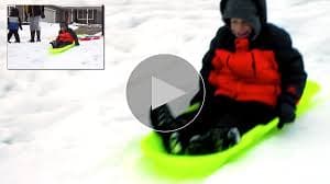 Amazon.com : ESP 48" Day Glow Sno Cruiser Toboggan – Two-Rider Sled – Tough Polyresin, Diamond-Polished Bottom – Neon Tie Dye : Sports & Outdoors
