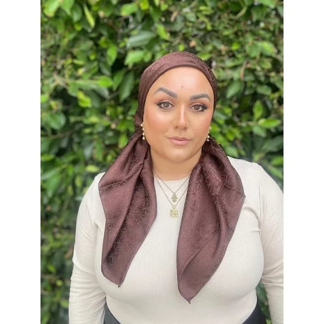 Starlit Women's Luxe Satin Square Head Scarf