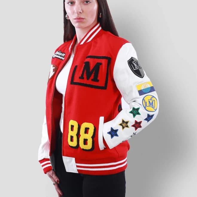 MDB Brand Women's Letterman Jacket