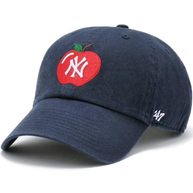 Brand MLB New York Yankees Black Green Unisex Heart Icon Clean Up Adjustable Baseball Cap Dad Hat Adult One Size Fits All