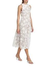 As It May Findlay Floral Lace Sleeveless Midi-Dress | Saks Fifth Avenue