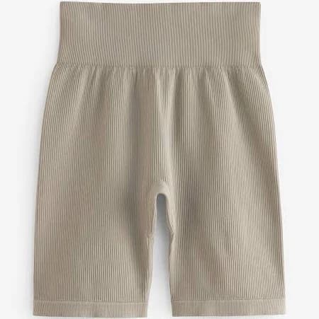 Next Women's High Waist Ribbed Cycling Shorts