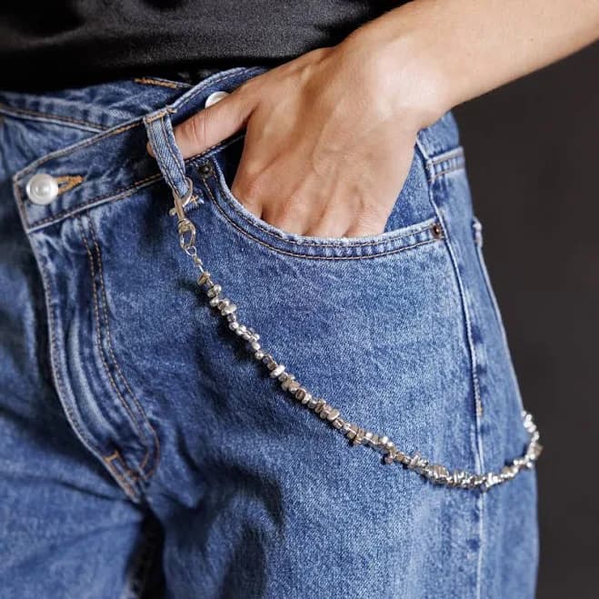Women's Hip Hop Streetwear Denim Chain