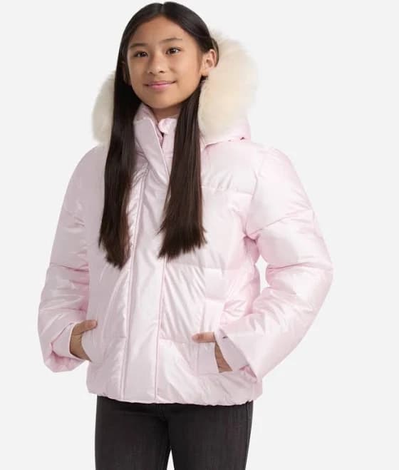 Abercrombie Kids Girls Shiny Ultra Puffer Jacket