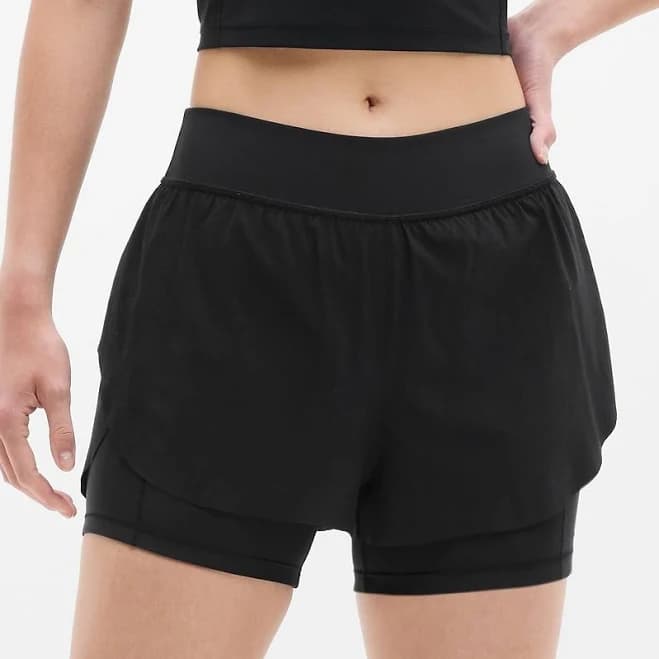 Athleta Women's Crossover High Rise 4" Run Short