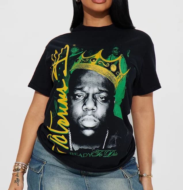 Fashion Nova Washed Short Sleeve Graphic T-Shirt