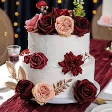 Winered Rose Artificial Flower Combination Box Bouquet Outdoor/indoor Decoration | eBay
