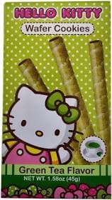 Hello Kitty Green Tea Wafer Cookies