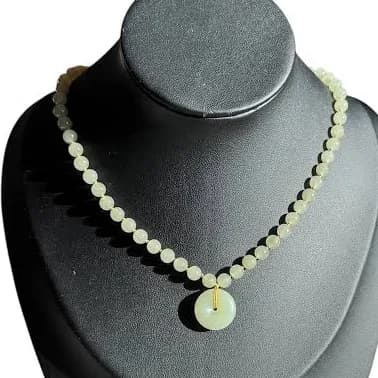 Nephrite Jade Choker Necklace