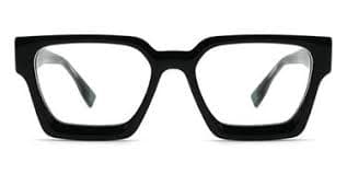 Lumi - Rectangle Black Glasses for Men & Women - Lensmart