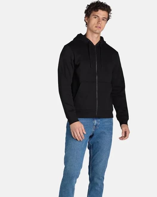 Athletic Works Men's Fleece Zip Hoodie