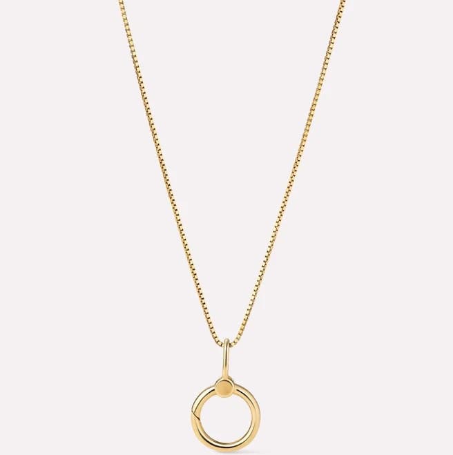 10K Solid Gold Solid Yellow Gold - Charm Collector Necklace - Ana Luisa Jewelry - Waterproof Necklaces