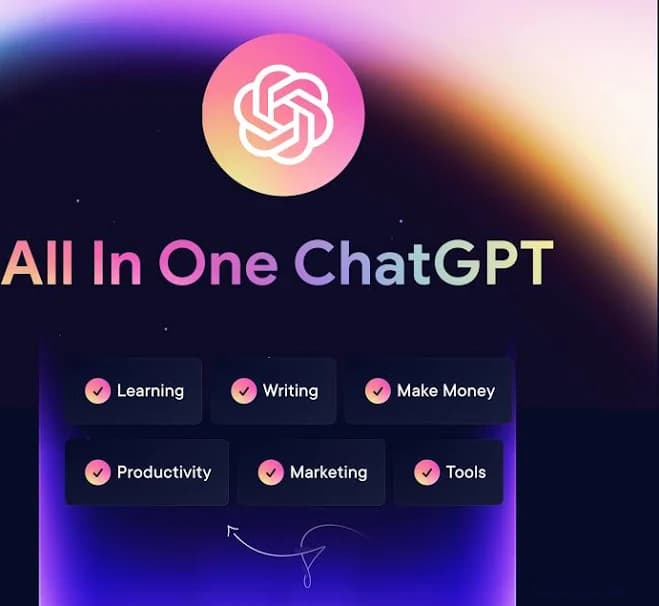 All in one chatGPT, learning, writing, make money, productivity, marketing, tools , Unlock Your Full Potential with ChatGPT