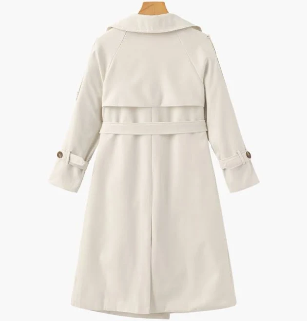 Men Old Money Heritage Trench Coat Tailored Fit with Adjustable Belt