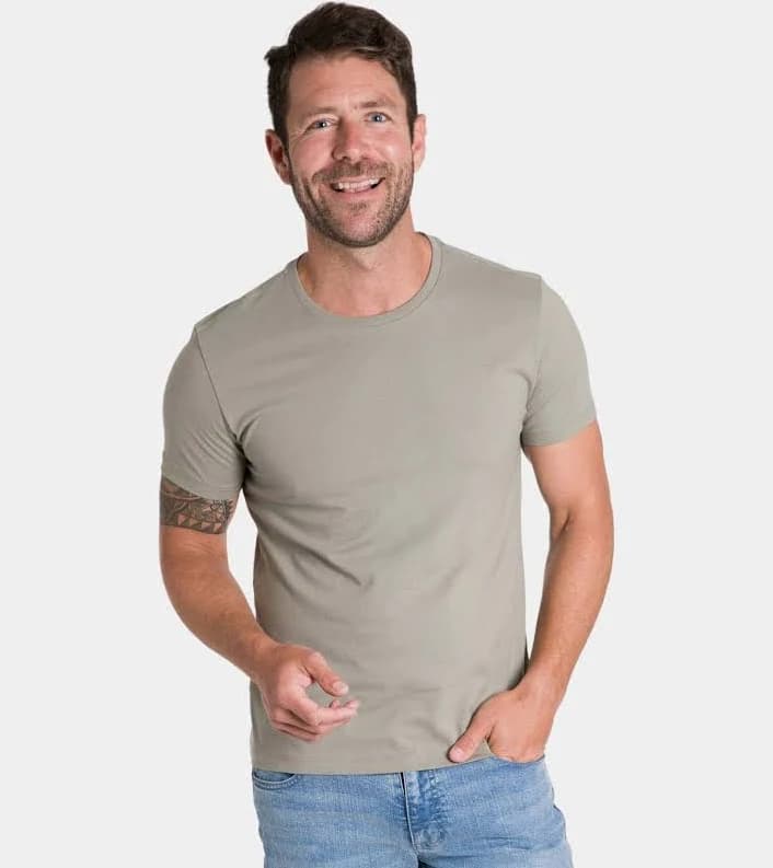 Ash & Erie Men's Pima Cotton Crew Neck T-Shirt