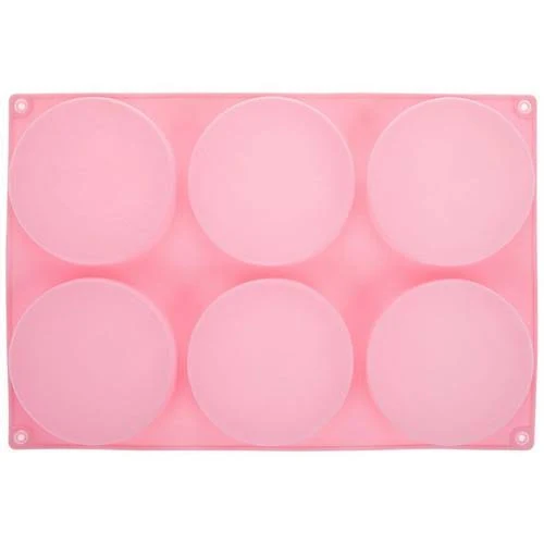 Pink Flat Disc Mold