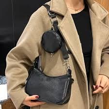 Retro Solid Color PU Leather Shoulder Underarm Bag Women's Fashion Handbags Casual Hobos Purses and Handbag Ladies Hand Bags - AliExpress