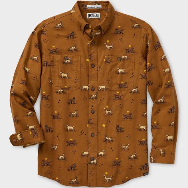 Duluth Trading Company Men's Slim Fit Flannel Shirt